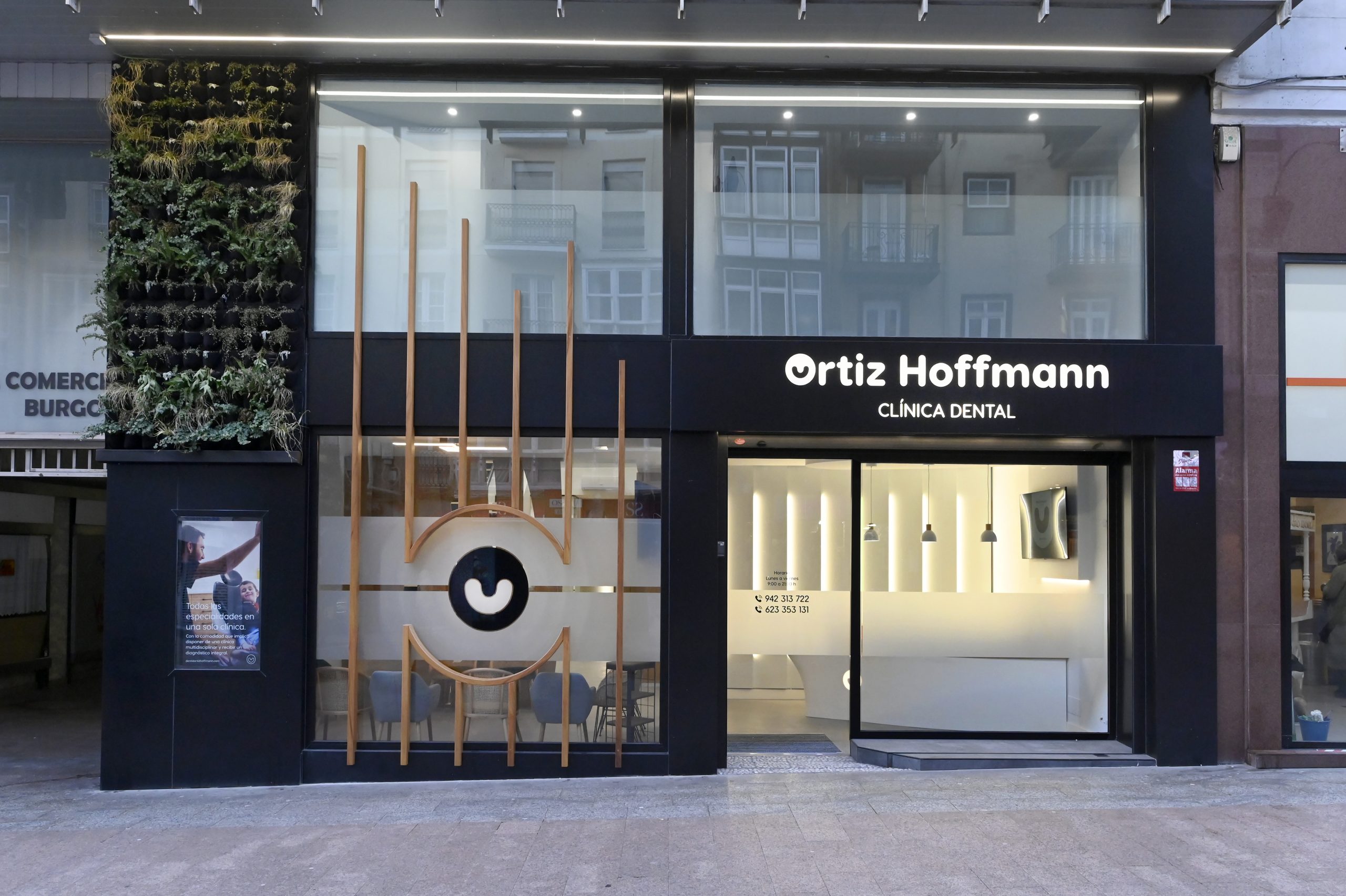 Fachada de la Clínica Ortiz Hoffmann