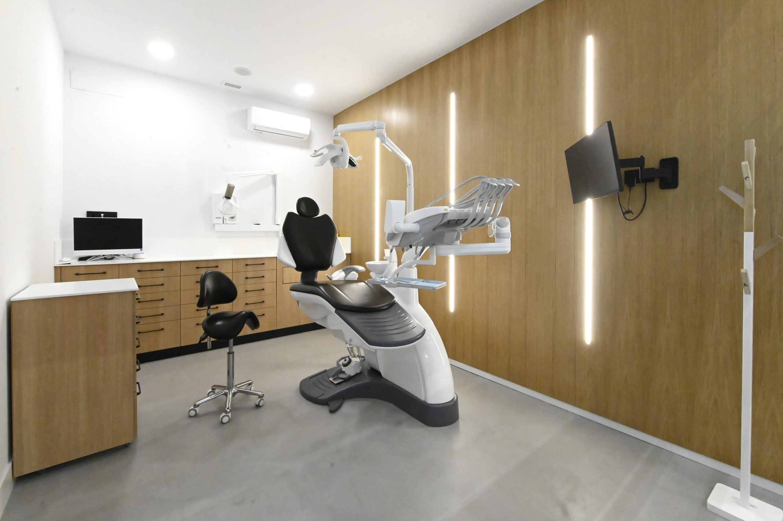 Interior de clínica reformada por Grupo Milva